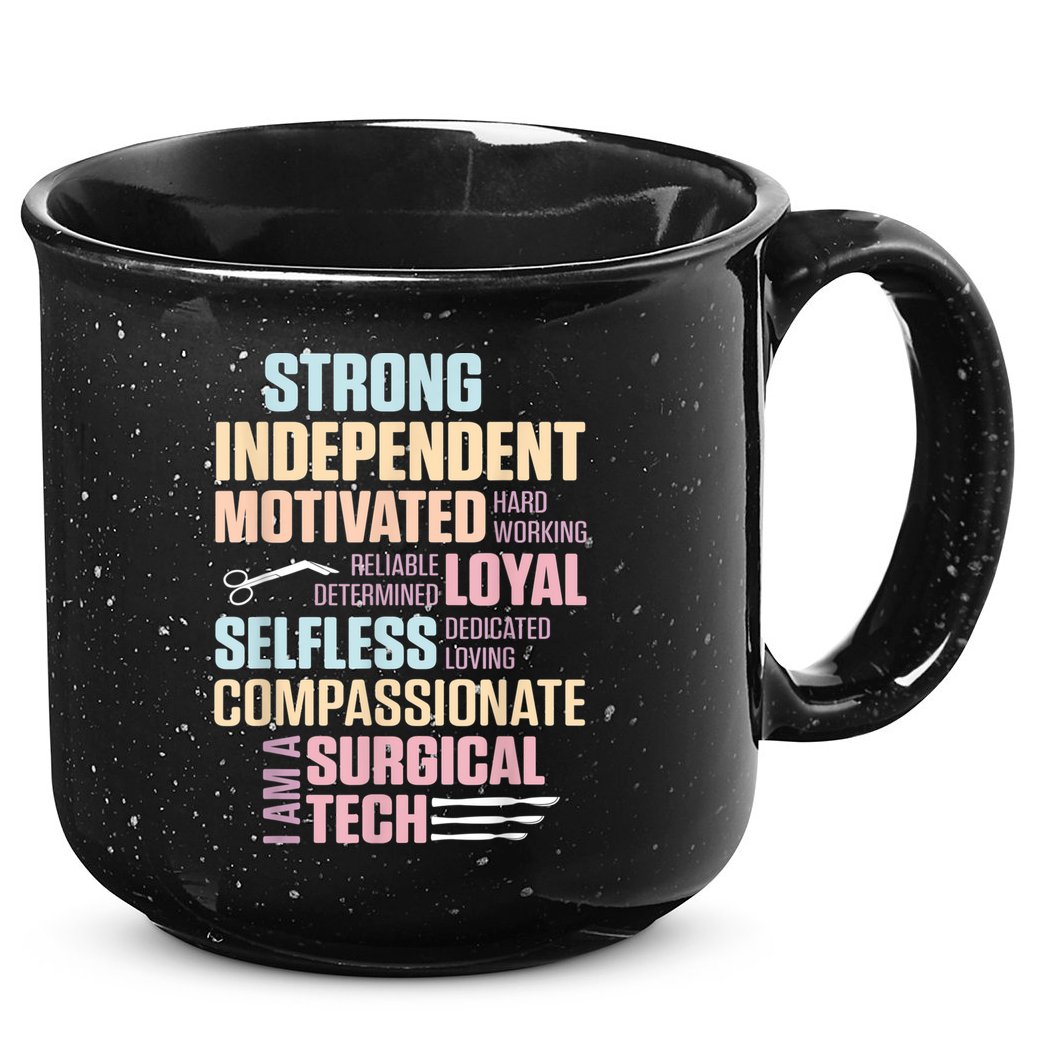 Surgical Technologist Rely Scrub Tech 15oz Campfire Ceramic Mug