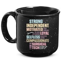 Surgical Technologist Rely Scrub Tech 15oz Campfire Ceramic Mug