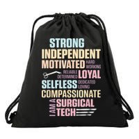 Surgical Technologist Rely Scrub Tech Drawstring Bag
