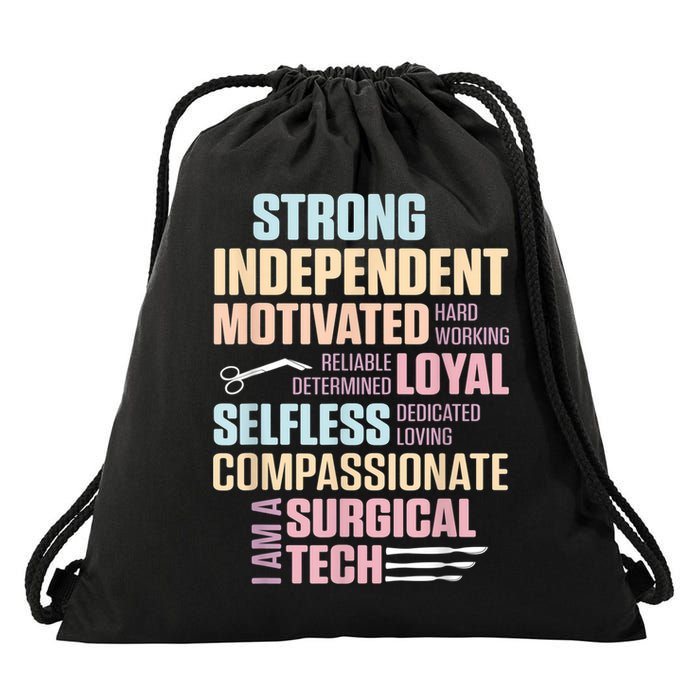 Surgical Technologist Rely Scrub Tech Drawstring Bag