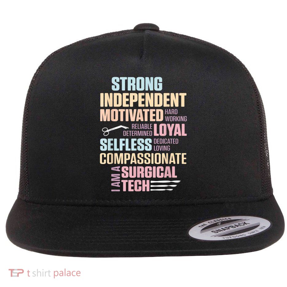 Surgical Technologist Rely Scrub Tech Flatbill Hat