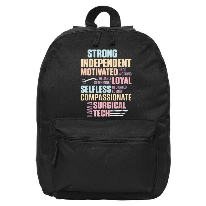 Surgical Technologist Rely Scrub Tech 16 in Basic Backpack