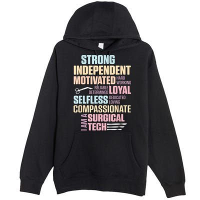 Surgical Technologist Rely Scrub Tech Premium Pullover Hoodie