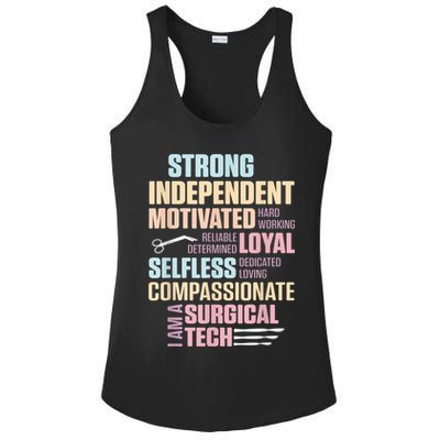 Surgical Technologist Rely Scrub Tech Ladies PosiCharge Competitor Racerback Tank