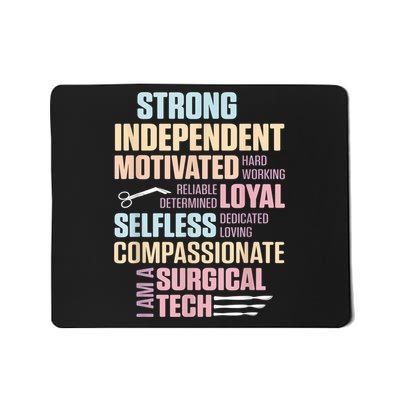 Surgical Technologist Rely Scrub Tech Mousepad
