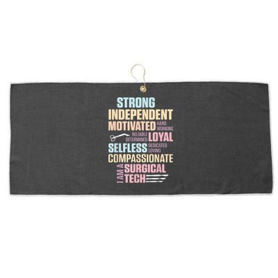 Surgical Technologist Rely Scrub Tech Large Microfiber Waffle Golf Towel
