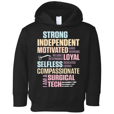 Surgical Technologist Rely Scrub Tech Toddler Hoodie