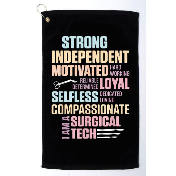 Surgical Technologist Rely Scrub Tech Golf Towel