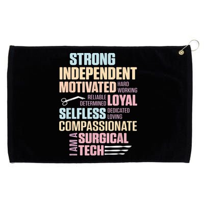 Surgical Technologist Rely Scrub Tech Grommeted Golf Towel