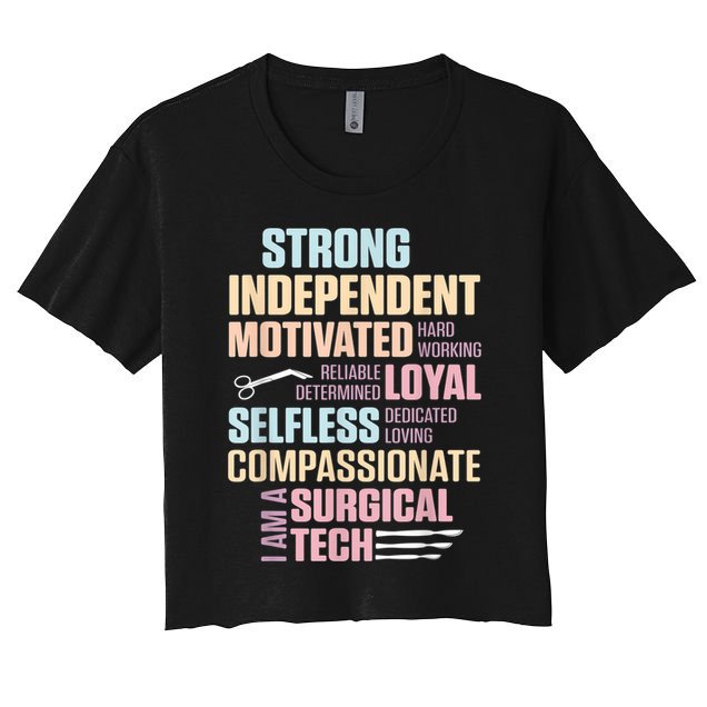 Surgical Technologist Rely Scrub Tech Crop Top