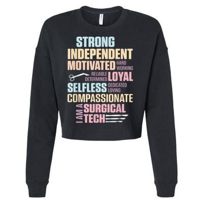 Surgical Technologist Rely Scrub Tech Cropped Pullover Crew