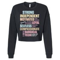 Surgical Technologist Rely Scrub Tech Cropped Pullover Crew
