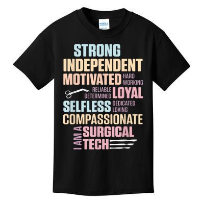 Surgical Technologist Rely Scrub Tech Kids T-Shirt