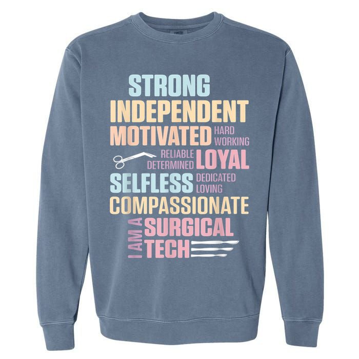 Surgical Technologist Rely Scrub Tech Garment-Dyed Sweatshirt