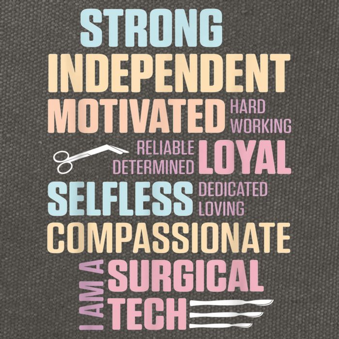 Surgical Technologist Rely Scrub Tech Cotton Canvas Backpack