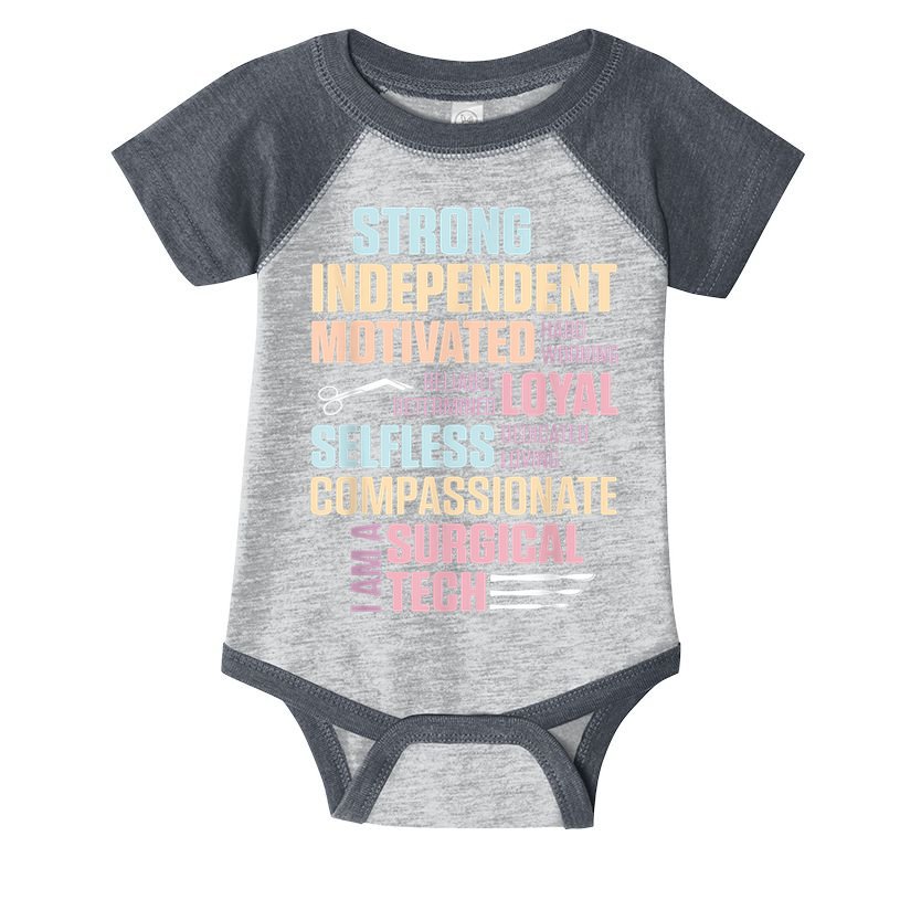 Surgical Technologist Rely Scrub Tech Infant Baby Jersey Bodysuit