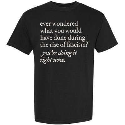 stop the rise of fascism leftist Garment-Dyed Heavyweight T-Shirt