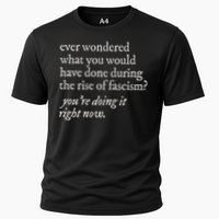 stop the rise of fascism leftist Performance Shirt