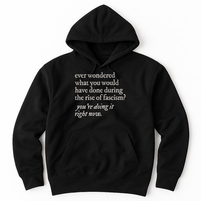 stop the rise of fascism leftist Hoodie