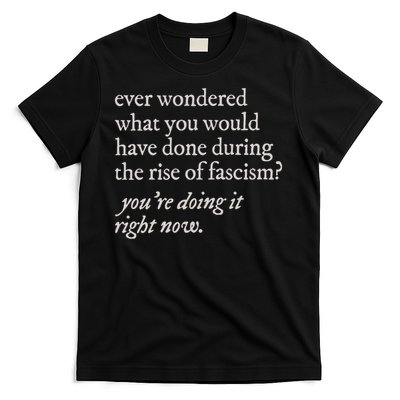 stop the rise of fascism leftist T-Shirt