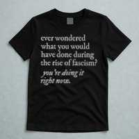 stop the rise of fascism leftist T-Shirt