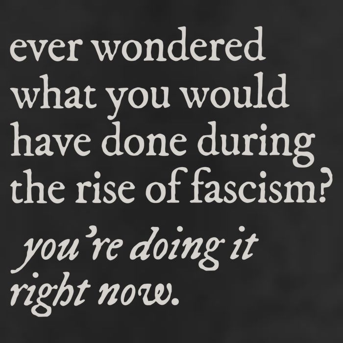 stop the rise of fascism leftist 25L Jumbo Tote