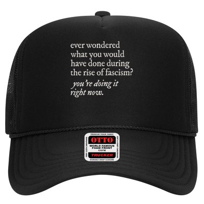 stop the rise of fascism leftist Trucker Hat