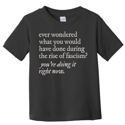 stop the rise of fascism leftist Toddler T-Shirt