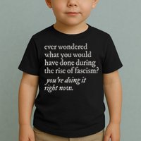 stop the rise of fascism leftist Toddler T-Shirt