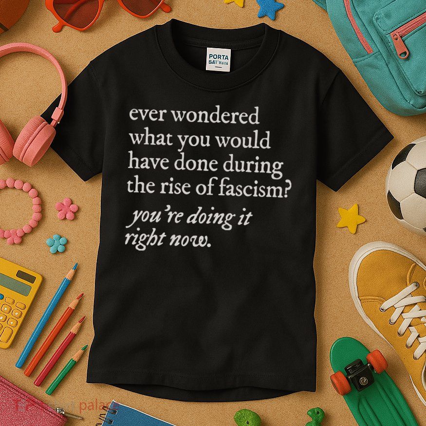 stop the rise of fascism leftist Kids T-Shirt