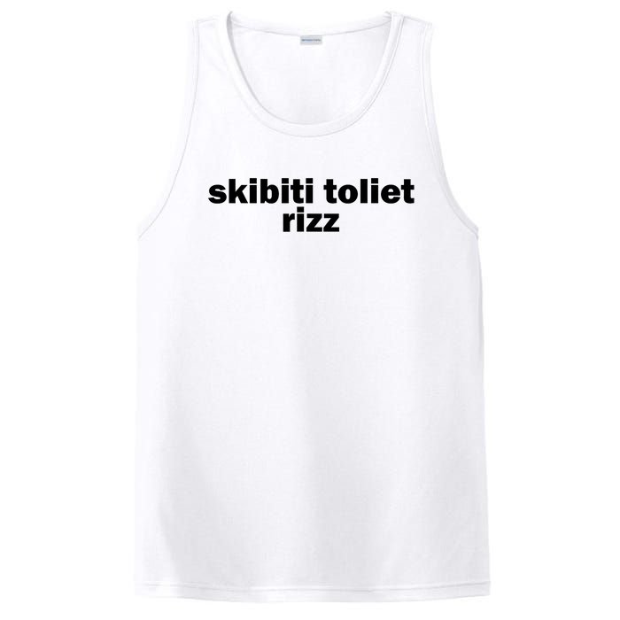 Skibiti Toilet Rizz Funny Viral Influencer Brain Rot Slang PosiCharge Competitor Tank