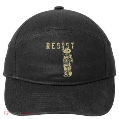 Smokey The Resist Bear  7-Panel Snapback Hat