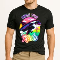 Sink The Rich Gladys The Yacht Sinking Orca Cooling Performance Crew T-Shirt