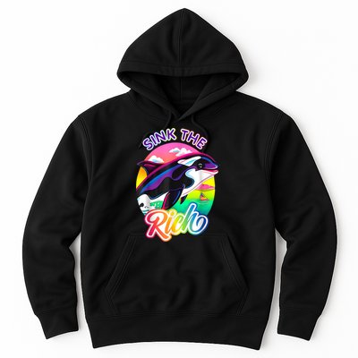 Sink The Rich Gladys The Yacht Sinking Orca Hoodie