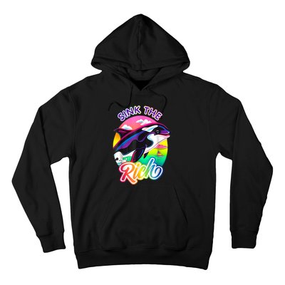 Sink The Rich Gladys The Yacht Sinking Orca Hoodie