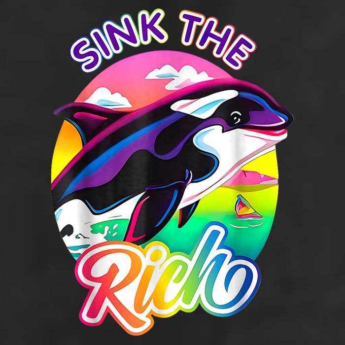 Sink The Rich Gladys The Yacht Sinking Orca Adult Drive Performance Visor