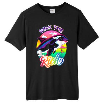 Sink The Rich Gladys The Yacht Sinking Orca Tall Fusion ChromaSoft Performance T-Shirt