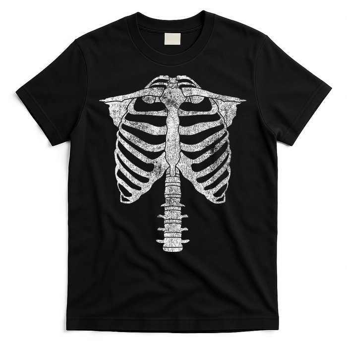 Skeleton Torso Rib Cage Halloween T-Shirt