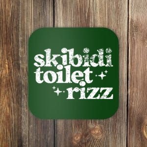 Skibidi Toilet Rizz Funny Meme Coaster