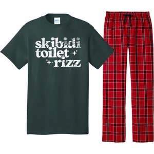 Skibidi Toilet Rizz Funny Meme Pajama Set