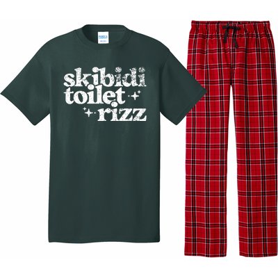 Skibidi Toilet Rizz Funny Meme Pajama Set