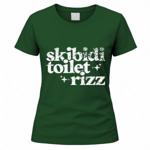 Skibidi Toilet Rizz Funny Meme Women's T-Shirt