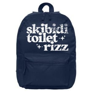 Skibidi Toilet Rizz Funny Meme 16 in Basic Backpack