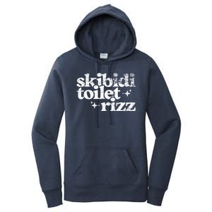 Skibidi Toilet Rizz Funny Meme Women's Pullover Hoodie