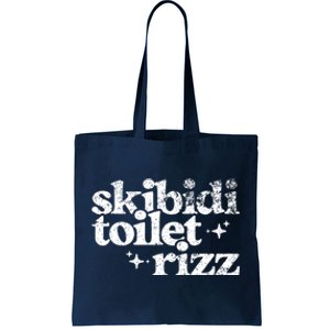 Skibidi Toilet Rizz Funny Meme Tote Bag