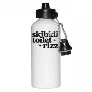 Skibidi Toilet Rizz Funny Meme Aluminum Water Bottle