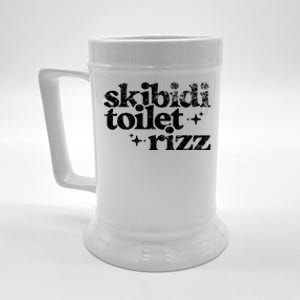 Skibidi Toilet Rizz Funny Meme Beer Stein