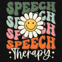 Speech Therapy Retro Speech Language Pathologist  Ladies PosiCharge Tri-Blend Wicking Tank