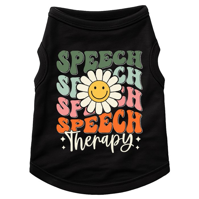 Speech Therapy Retro Speech Language Pathologist  Doggie Tank