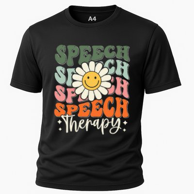 Speech Therapy Retro Speech Language Pathologist  Performance Shirt